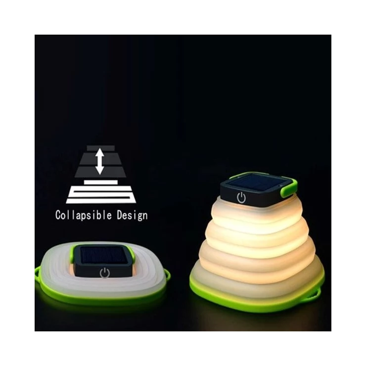 Waterproof Portable Foldable Solar Camping Lantern Light with USB