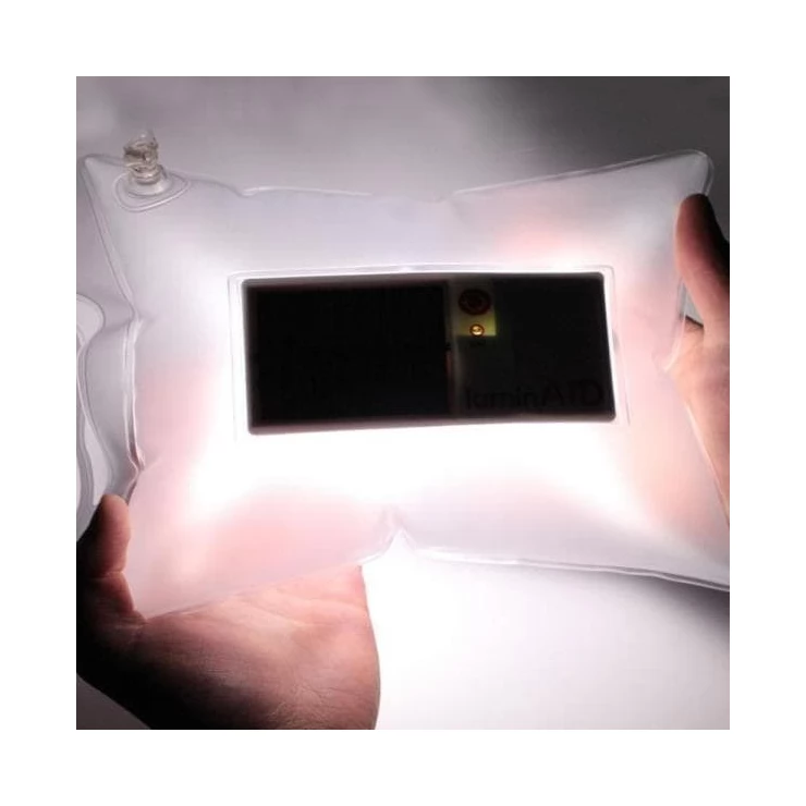 Waterproof Inflatable Solar Lantern Air Bag Light for Camping Hiking