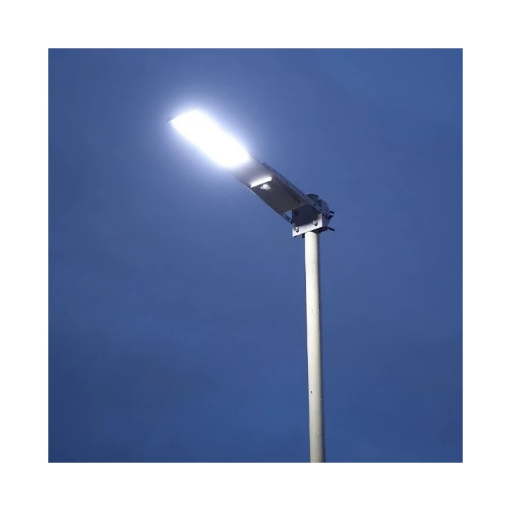 Outdoor Bright 12W 24W LED Solar Pole Wall Street Light Sensor Lamp