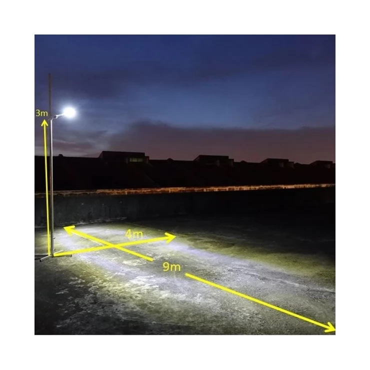 Outdoor Bright 12W 24W LED Solar Pole Wall Street Light Sensor Lamp