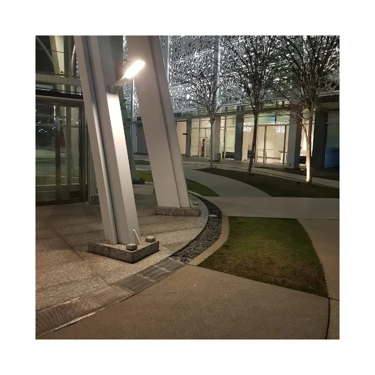 Bright Outdoor 60 LED Solar Street Light Industrial Pole Wall Lamp