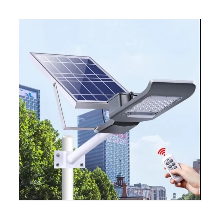 Powerful Bright 50W 100W LED Solar Street Light Road Parking Yard Lamp