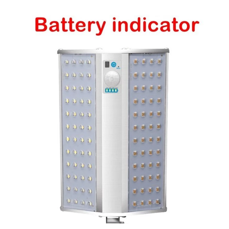 Advanced 96 LED Solar Street Lamp with Motion Sensor 6 lighting modes