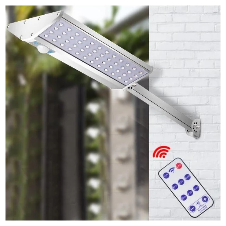 Advanced 96 LED Solar Street Lamp with Motion Sensor 6 lighting modes