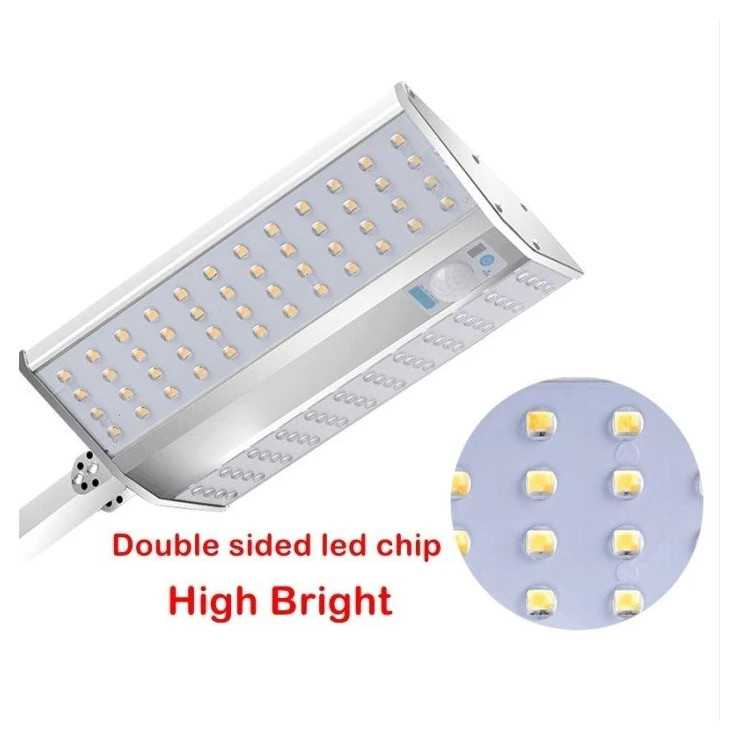 Advanced 96 LED Solar Street Lamp with Motion Sensor 6 lighting modes