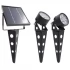 Twin 6W LED Solar Landscape Garden Spotlight for Outdoor Decoration