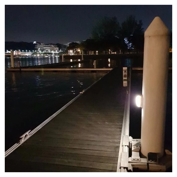 Heavy Duty Compact Solar Shed Wall Light Dimmable LED Warm White