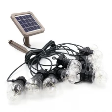 Advanced Solar Fairy Lights 10 Classic Durable LED Bulbs String Warm White