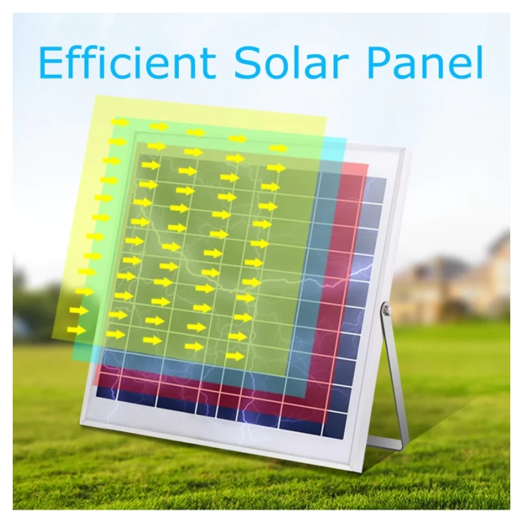 Universal Powerful Solar Flood Light Double LED Head Remote Control