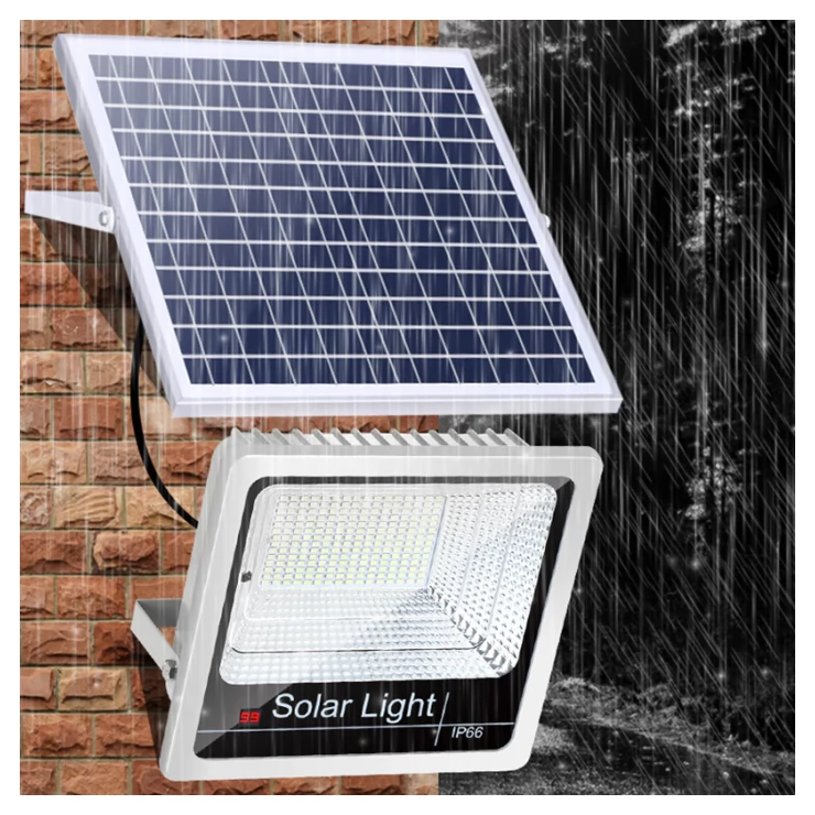 Commercial Grade Solar Flood Light High Power Bright LED 60W 100W 120W