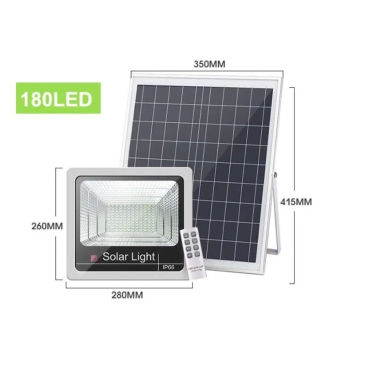 Commercial Grade Solar Flood Light High Power Bright LED 60W 100W 120W