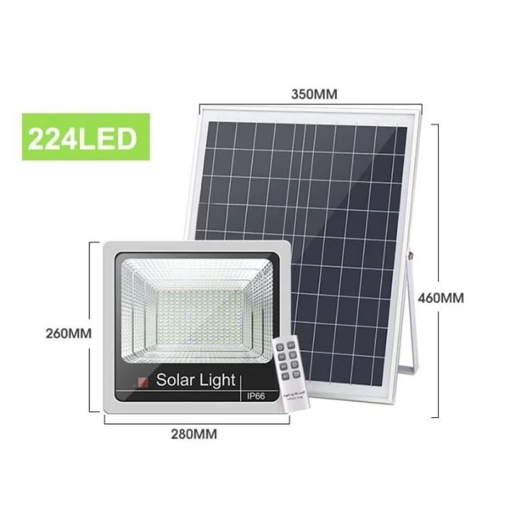 Commercial Grade Solar Flood Light High Power Bright LED 60W 100W 120W