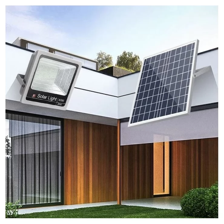 Commercial Grade Solar Flood Light High Power Bright LED 60W 100W 120W