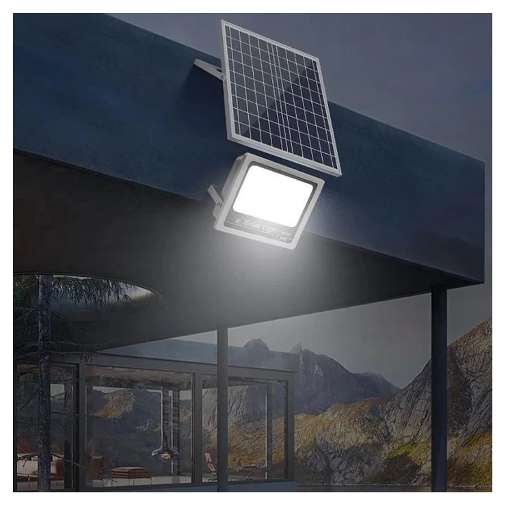 Commercial Grade Solar Flood Light High Power Bright LED 60W 100W 120W