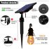 Bright Solar String Light Edison 12 Outdoor Decoration Warm White Bulbs