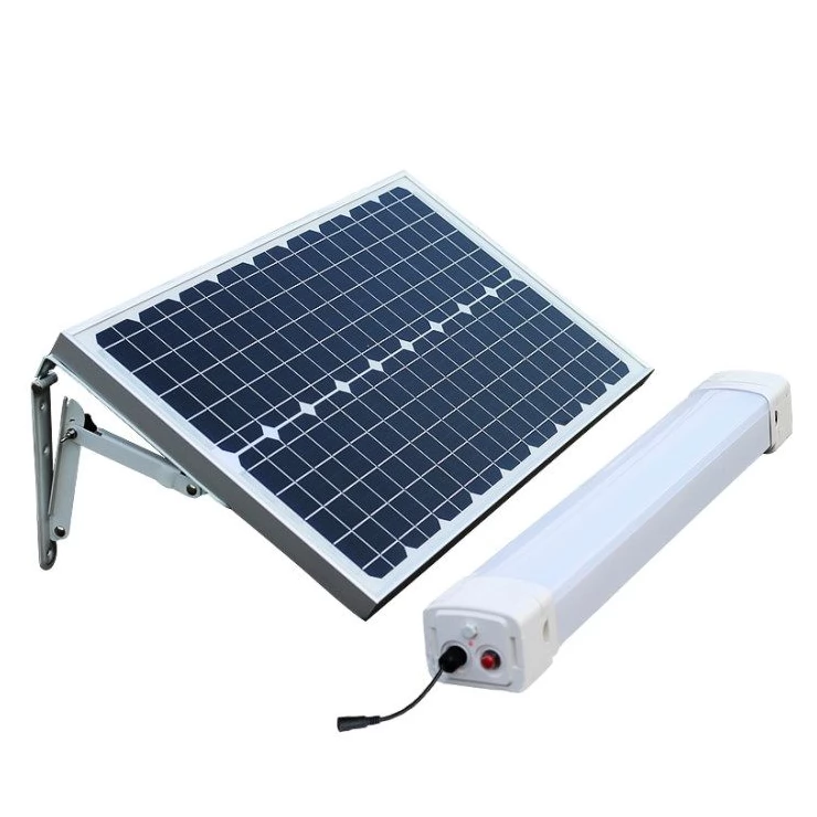 Solar Batten (Tri-Proof) Light 50W Tube with Motion Sensor Remote Control