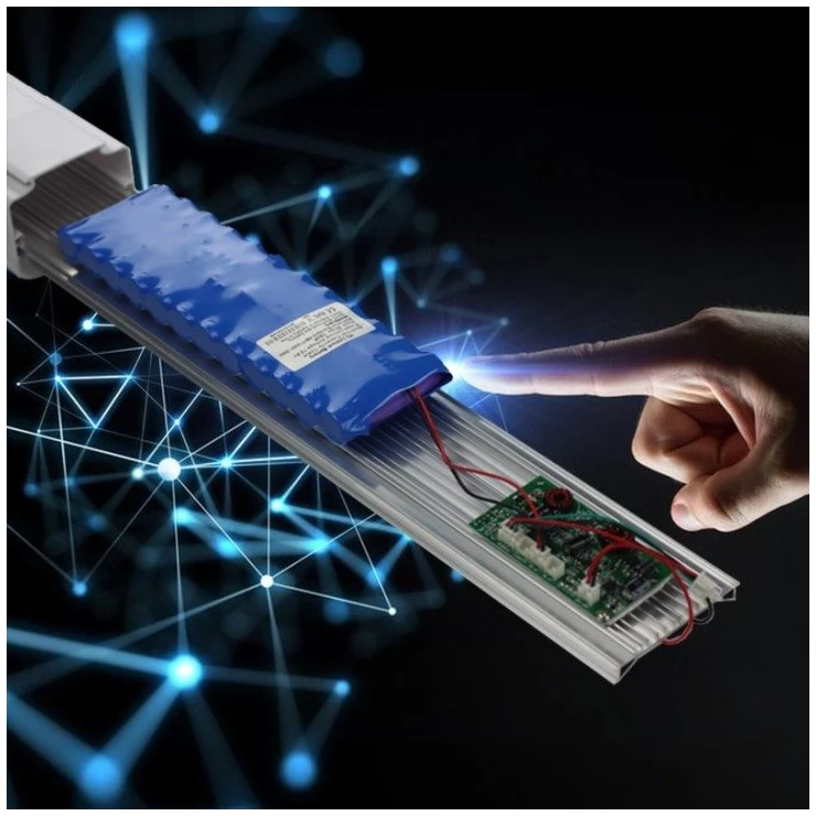 Solar Batten (Tri-Proof) Light 50W Tube with Motion Sensor Remote Control