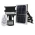 Solar Batten (Tri-Proof) Light 50W Tube with Motion Sensor Remote Control
