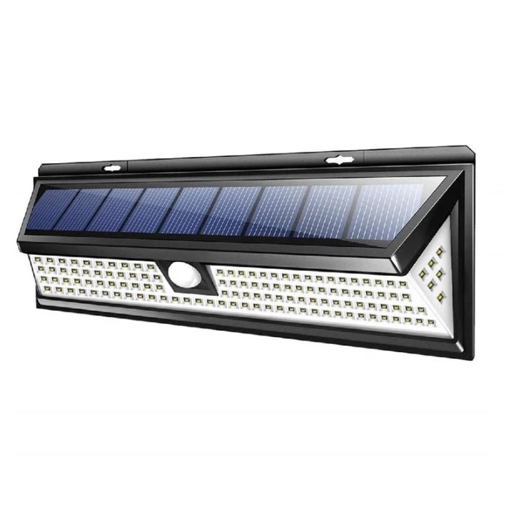 Ultra-bright 7W 118 LED Solar PIR Sensor Light with wide angle
