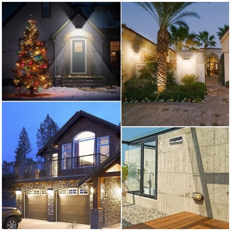 Ultra-bright 7W 118 LED Solar PIR Sensor Light with wide angle