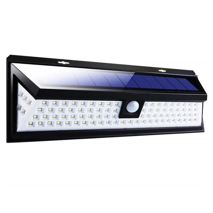 Ultra-bright 7W 118 LED Solar PIR Sensor Light with wide angle