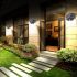 Outdoor Security Solar Sensor Wall Light 110 LED 3 Lighting Modes
