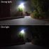 Bright Motion Sensor Solar Wall Light Aluminium Alloy Shell 4 Modes