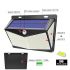 Bright 208 LED Ultra-Wide Angle Solar Wall Light Motion Sensor 3 Modes