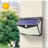 Bright 208 LED Ultra-Wide Angle Solar Wall Light Motion Sensor 3 Modes