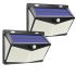 Bright 208 LED Ultra-Wide Angle Solar Wall Light Motion Sensor 3 Modes