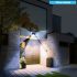 Bright 100 LED Solar Security Wall Light PIR Motion Sensor