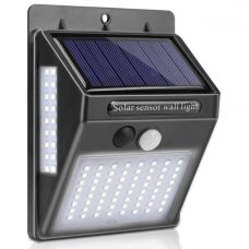 Bright 100 LED Solar Security Wall Light PIR Motion Sensor