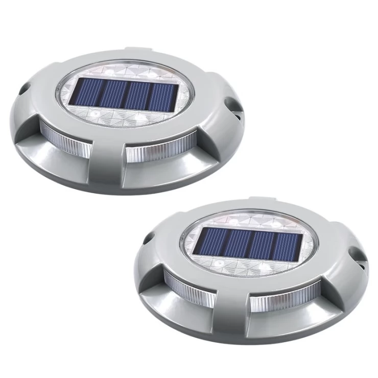 Durable 4 LED Solar Road Path Light High-Shock Resistant Aluminium Alloy