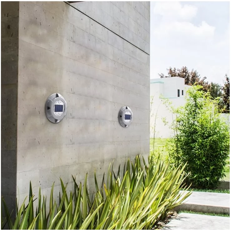 Durable 4 LED Solar Road Path Light High-Shock Resistant Aluminium Alloy