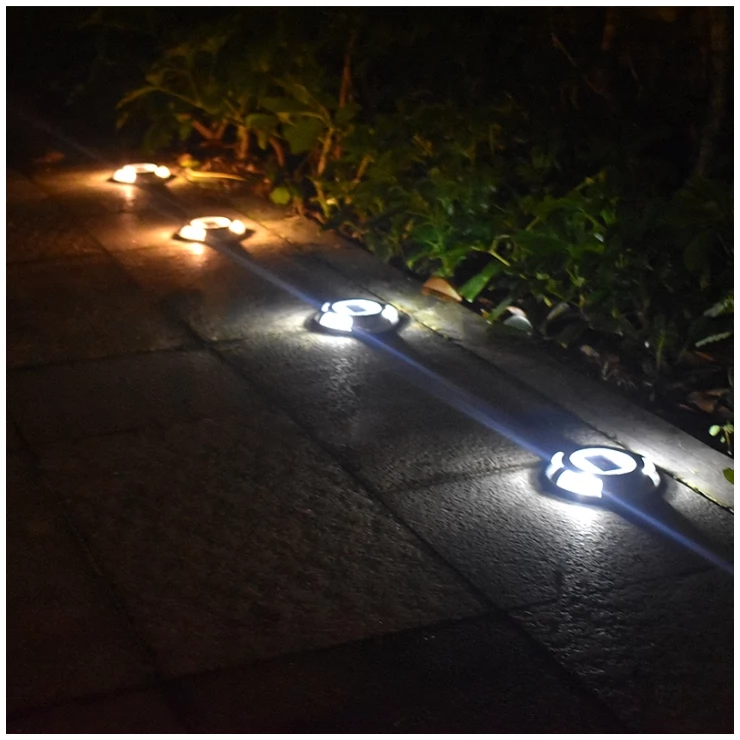 Durable 4 LED Solar Road Path Light High-Shock Resistant Aluminium Alloy