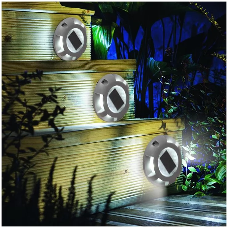 Durable 4 LED Solar Road Path Light High-Shock Resistant Aluminium Alloy