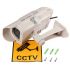 Solar Security Imitation CCTV Camera with Blinking Red LED
