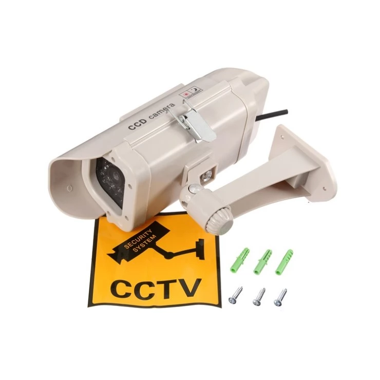 Solar Security Imitation CCTV Camera with Blinking Red LED