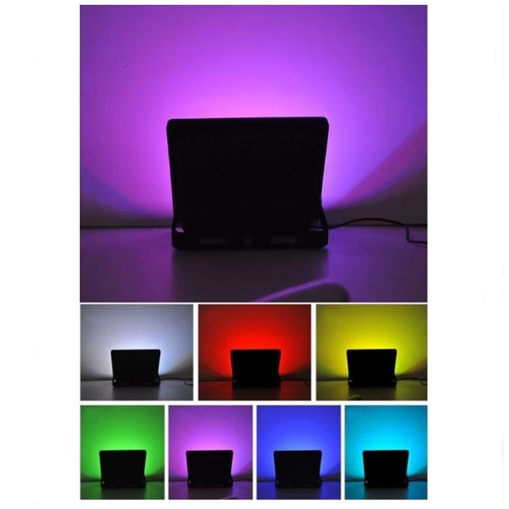 Bright Colour Changing Solar Landscape Flood Lights 50W 100W with Remote