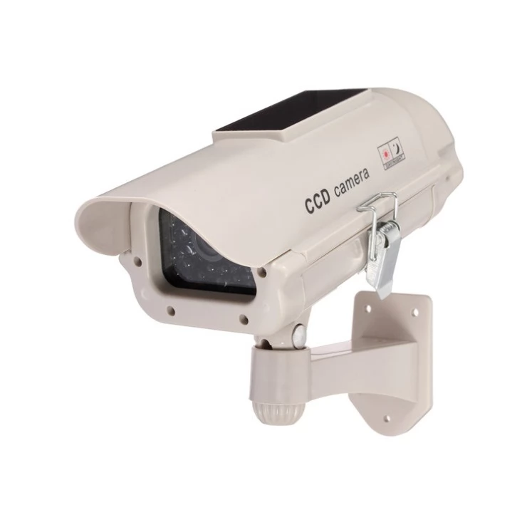 Solar Security Imitation CCTV Camera with Blinking Red LED
