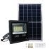 Bright 20W 30W 50W Solar Flood Light Double White with Remote Control