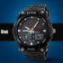 Solar Dual Time Waterproof LED Analog-Digital Watch