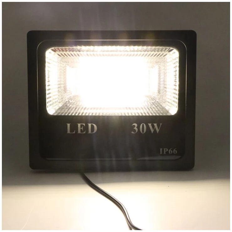 Bright 20W 30W 50W Solar Flood Light Double White with Remote Control