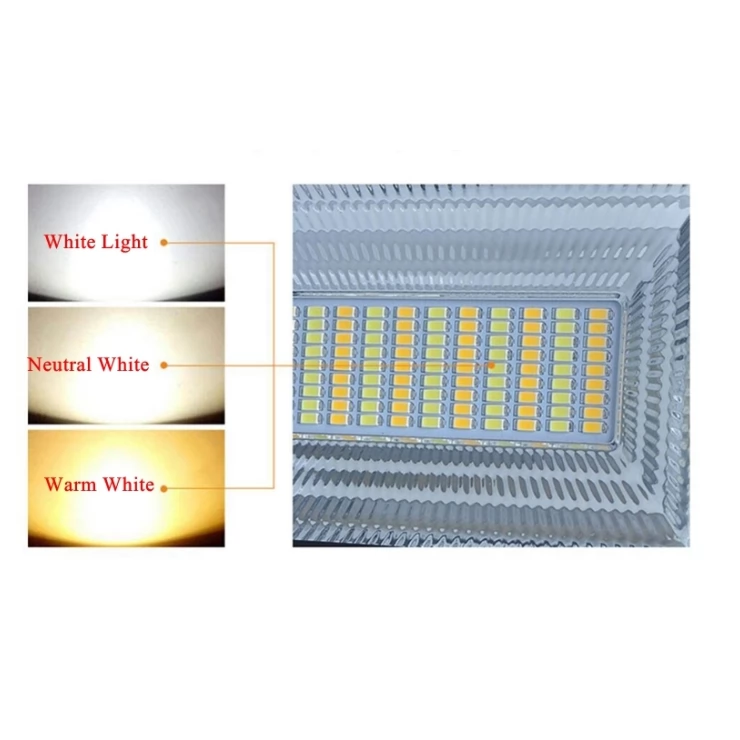 Bright 20W 30W 50W Solar Flood Light Double White with Remote Control