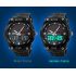 Solar Dual Time Waterproof LED Analog-Digital Watch