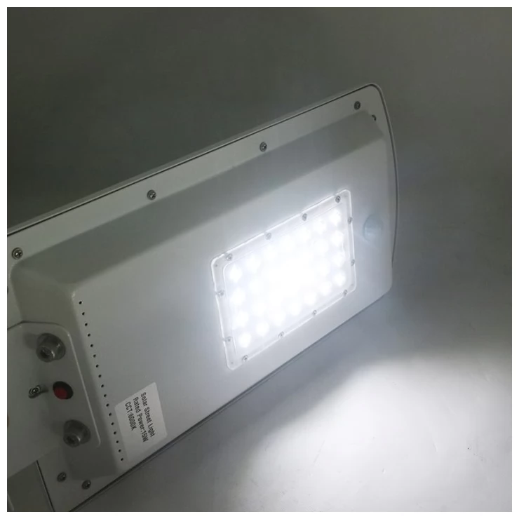 All-In-One Solar Street Light with PIR Motion Sensor 15W Security Lamp