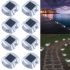 Heavy Duty Solar Road Stud Lights Safety Traffic Markers 6 LED Colours