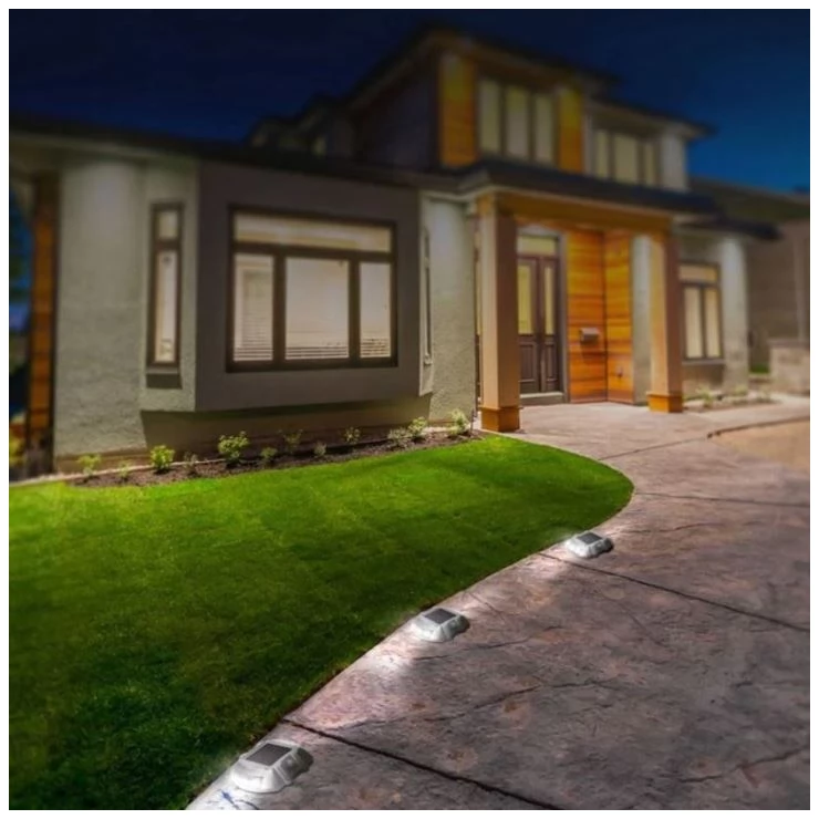 Heavy Duty Solar Road Stud Lights Safety Traffic Markers 6 LED Colours