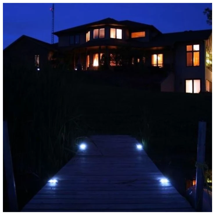 Heavy Duty Solar Road Stud Lights Safety Traffic Markers 6 LED Colours