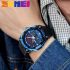 Solar Dual Time Waterproof LED Analog-Digital Watch